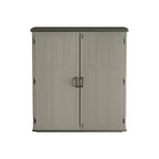 CRAFTSMAN 6-ft x 4-ft Extra Large Vertical Gray Resin Storage Shed (Floor Included)