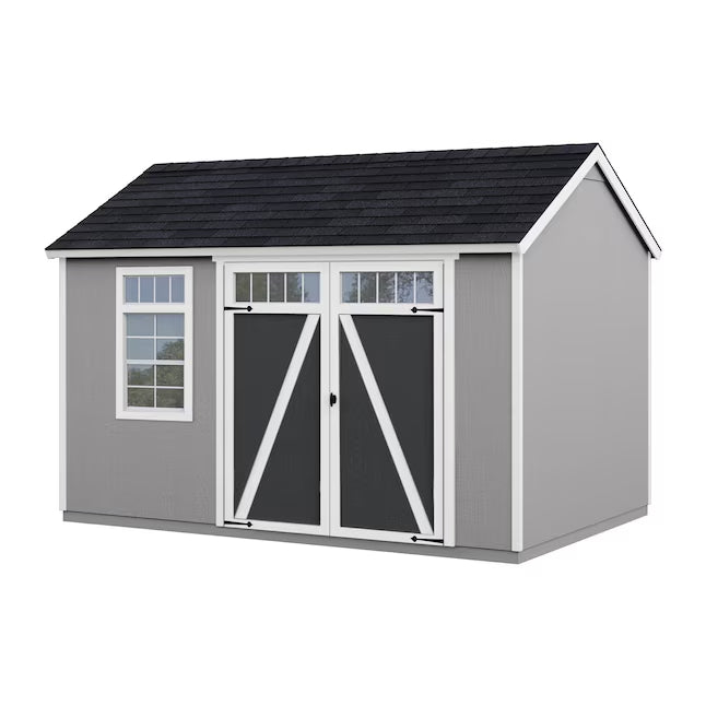 Heartland Coronado 12-ft x 8-ft Gable Style Wood Outdoor Storage Shed with 1 Windows 1 Doors (Floor Included)