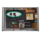 VEIKOUS 10-ft x 6-ft Metal storage shed Galvanized steel Storage Shed